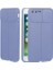 Casestreet Apple iPhone 8 Plus Kılıf Kamera Sürgülü Deri Dokulu Mat Silikon+Nano Glass Koruyucu Mor 1