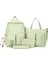 Shopfocus 4 Parça Tuval Sırt Çantası - Yeşil (Yurt Dışından) 1