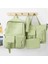 Shopfocus 4 Parça Tuval Sırt Çantası - Yeşil (Yurt Dışından) 3
