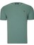 Üçlü Set T8568 V Yaka Erkek T-Shirt Koyu Lacivert Kar Beyaz Açık Yeşil 4