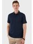 Pamuklu Regular Fit Düğme ve Fermuarlı Polo T Shirt Erkek Polo EX601 3
