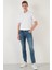 Normal Bel Slim Fit Pamuklu Jeans Erkek Kot Pantolon 629J018001 1