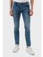 Normal Bel Slim Fit Pamuklu Jeans Erkek Kot Pantolon 629J018001 4
