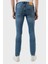 Normal Bel Slim Fit Pamuklu Jeans Erkek Kot Pantolon 629J018001 5