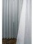 Çizgili Kullanıma Hazır 1/2,5 Normal Pile Tül Perde Tek Kanat - Ekru 100 x 250 cm 5