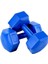 Pilates Seti 8mm Çift Taraflı Minder Pilates Lastiği Atlama Ipi ve 1 kg Dambıl Full Set 5