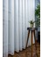 Çizgili Kullanıma Hazır 1/2 Seyrek Pile Tül Perde Tek Kanat - Ekru 100 x 260 cm 2