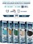 KF94 Kore Tipi N95 Maske 5 Renk 50 Adet (Turkuaz, Taba, Yeşil, Krem, Siyah) 1