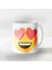 Sevgiliye Özel Kalpli Emoji Harika Tasarım Kupa 1