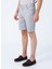 Normal Bel Basic Gri Erkek Bermuda Şort FRIDA 3