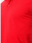 Polo Yaka Düz Kırmızı Erkek Polo T-Shirt Nobro K Cepsız 5