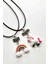 Unicorn At ve Gökkuşağı Model Best Friends Arkadaşlık Kolyesi 1