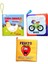 3 Kitap Tox Ingilizce Çiftlik Hayvanları, Taşıtlar ve Meyveler Kumaş Sessiz Kitap E119 E132 E126 - Bez Kitap , Eğitici Oyuncak , Yumuşak ve Hışırtılı 1