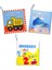 3 Kitap Tox Ingilizce Rakamlar , Iş Makinaları ve Deniz Canlıları Kumaş Sessiz Kitap E118 E122 E128 - Bez Kitap , Eğitici Oyuncak , Yumuşak ve Hışırtılı 1