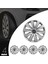 Nissan Pulsar 16 Inç Jant Kapağı Amblemli Gri 4 Adet 1 Takım 132 3