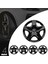 Skoda Scala 16 Inç Jant Kapağı Amblemli Piano Black 4 Adet 1 Takım 203 3