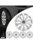 Volkswagen Passat 16 Inç Jant Kapağı Amblemli Gri 4'lü Set 143 3