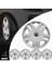 Skoda Roomster 14 Inç Jant Kapağı Amblemli Gri 4'lü Set 140 3
