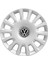 Volkswagen Polo 14 Inç Jant Kapağı Amblemli Gri 4'lü Takım 144 2