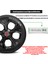 Fiat Punto Evo 15 Inç Jant Kapağı Amblemli Piano Black 4'lü Set 212 3