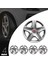 Fiat Fiorino 16 Inç Jant Kapağı Amblemli Gri 4'lü Takım 120 2