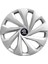 Skoda Felicia 15 Inç Jant Kapağı Amblemli Gri 4 Adet 1 Takım 130 2