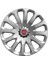 Fiat Fiorino 15 Inç Uyumlu Jant Kapağı Amblemli Gri 4 Adet 1 Takım 121 2