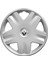 Renault Megane I 14 Inç Uyumlu Jant Kapağı Amblemli Gri 4 Adet 1 Takım 140 2