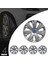 Ford Taunus 15 Inç Jant Kapağı Amblemli Gri 4'lü Set 114 3