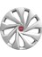 Fiat Fiorino 15 Inç Uyumlu Jant Kapağı Amblemli Gri 4'lü Takım 130 2