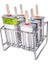6 Adet Paslanmaz Çelik Popsicle Kalıpları Paslanmaz Popsicle Maker Tepsi Temizleme Fırçası ile Popcical Kalıp Set | Dondurma Sandviç Makineleri (Yurt Dışından) 1