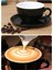(Siyah) Seramik Latte Latte Kahve Fincanı Avrupa Tarzı Küçük Lüks Cappuccino Kahve Fincanı Tabağı Kaşık Seti( Yurt Dışından ) 4