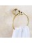 Altın Cilalı Banyo Aksesuarları Setleri Pirinç ve Kristal Havlu Bar Duvara Monte Kağıt Tutucu Banyo Donanım Seti Banyo Donanım Setleri (Yurt Dışından) 3