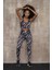 For You 3'lü Renkli Mermer Desen Activewear Set S26982 2