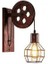 Loft Retro Endüstriyel Stil Kaldırma Duvar Lambası Restoran Yatak Odası Başucu Merdiven Koridor Kasnak Mağaza Duvar Lambası Rusty (Yurt Dışından) 1