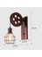 Loft Retro Endüstriyel Stil Kaldırma Duvar Lambası Restoran Yatak Odası Başucu Merdiven Koridor Kasnak Mağaza Duvar Lambası Rusty (Yurt Dışından) 4