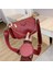 Vahşi Messenger Kadın Moda Mektubu Flap Ekose Zincirler Fermuar Kadın Casual Crossbody Kadın Tote En Kolu Lar Kırmızı Çanta (Yurt Dışından) 2