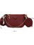 Vahşi Messenger Kadın Moda Mektubu Flap Ekose Zincirler Fermuar Kadın Casual Crossbody Kadın Tote En Kolu Lar Kırmızı Çanta (Yurt Dışından) 4