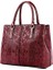 Lüks Kadın Tasarımcısı Büyük Kapasiteli Tote Ünlü Marka Deri Omuz Kadın Için Crossbody Bolsos Mujer Kırmızı Çanta (Yurt Dışından) 2