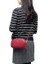 Hakiki Deri Crossbody Yüksek Debriyaj Stil Moda Eğilim Kadın Messenger Çift Amaçlı Eğlence Üst Kolu Kırmızı Çanta (Yurt Dışından) 2