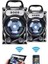 Taşınabilir Karaoke Hoparlör Kablosuz Bluetooth Hoparlör Sistemi Bas Subwoofer Mikrofon Desteği Eller Serbest / USB / Tf Kart / Aux / Fm | Taşınabilir Hoparlörler Siyah (Yurt Dışından) 4