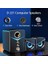 USB Kablolu Bluetooth Kombinasyon Hoparlörler Bilgisayar Hoparlörler Bas Stereo Müzik Çalar Subwoofer Ses Kutusu Pc Telefonları Için | Kombinasyon Hoparlörler Siyah (Yurt Dışından) 4