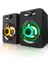 USB Kablolu Bilgisayar Hoparlörler, LED Stereo Subwoofer Pc Hoparlörler, Laptop Mini Hoparlörler, Ofis Ev Mini USB Multimedya Hoparlörler | Subwoofer Siyah (Yurt Dışından) 1