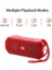 Güneş Enerjisi Şarj Bluetooth Hoparlörler Kablosuz Stereo Subwoofer Fener Fm Radyo ile Taşınabilir Açık Müzik Kutusu | Taşınabilir Hoparlörler Kırmızı (Yurt Dışından) 4