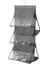 Bölmeli Düzenleyici Ölçü 39X93 cm Gri Renk Şeffaf Dolap Içi-Çok Amaçlı Organizer 2