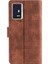 Zte Axon 30 Pro Brown Için Timsah Kılıf (Yurt Dışından) 4