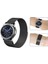 Samsung Galaxy Watch 4 Kordon 40-42-44-46 mm Metal Hasır Kordon Manyetik (20MM) Metal Hasır Solo Örgü 5
