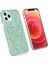 iPhone 12 Uyumlu Simli Darbeye Dayanıklı Telefon Kılıfı - Yeşil (Yurt Dışından) 1