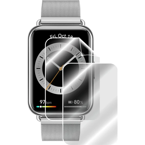 IPG Huaweı Watch Fıt 2 Akıllı Saat ile Uyumlu Ipg Ekran Koruyucu (2 Adet)