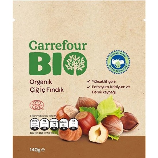 Carrefour Bio Iç Fındık 140 gr